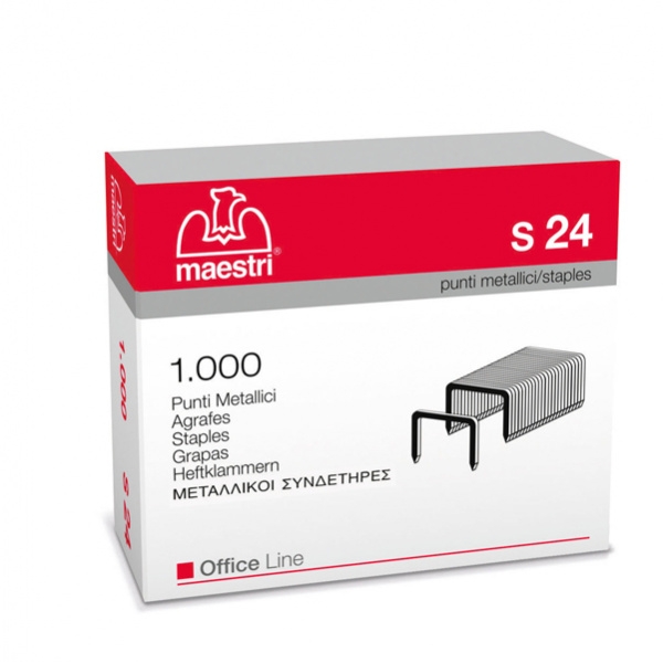 Scatola 1000 punti s24 (23/24) in acciaio ro-ma - Z01774