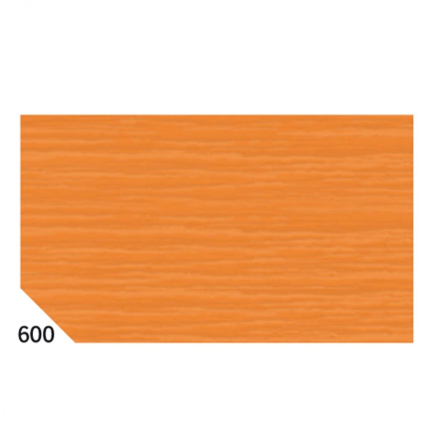 10rt carta crespa arancione 600 (50x250cm) gr.60 sadoch - Z02018