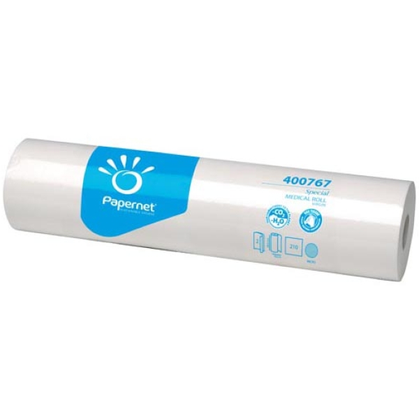 Lenzuolino medico in rotolo 60cmx80mt bianco - Z02096