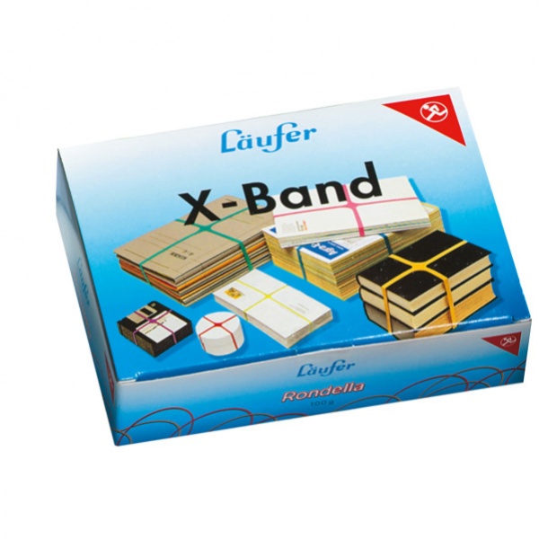 Elastico x-band ø100 (150x11mm) scatola 100gr colori ass. - Z02106