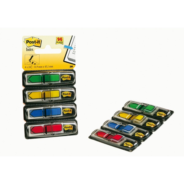 Miniset frecce 96 segnapagina index 684-arr3 in 4 colori classici - Z02155