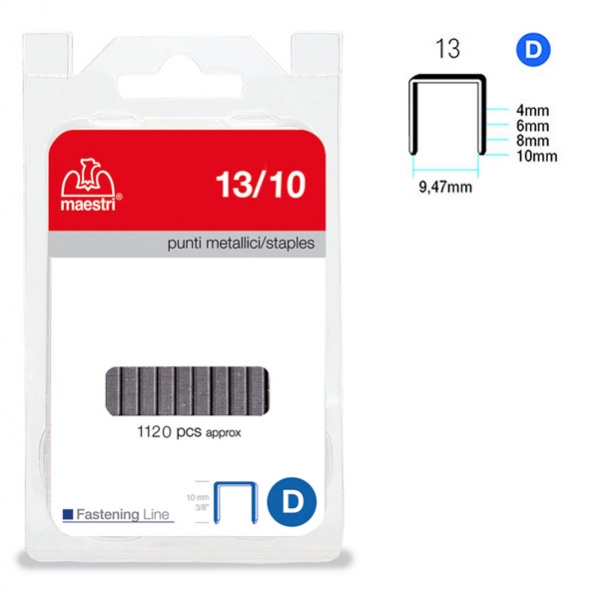 Punti 13/10 in blister da 1120 p. ro-ma - Z02189