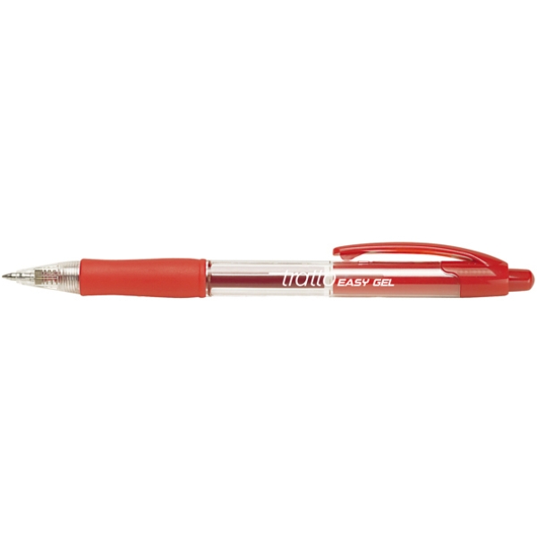 Penna sfera scatto easy gel 0,5mm rosso tratto - Z02271