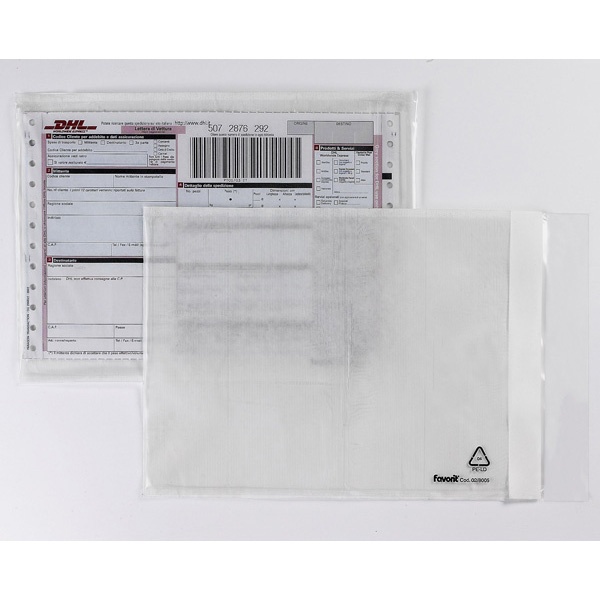 100 buste adesive speedy doc pt 225x160mm apertura lato corto - Z02365