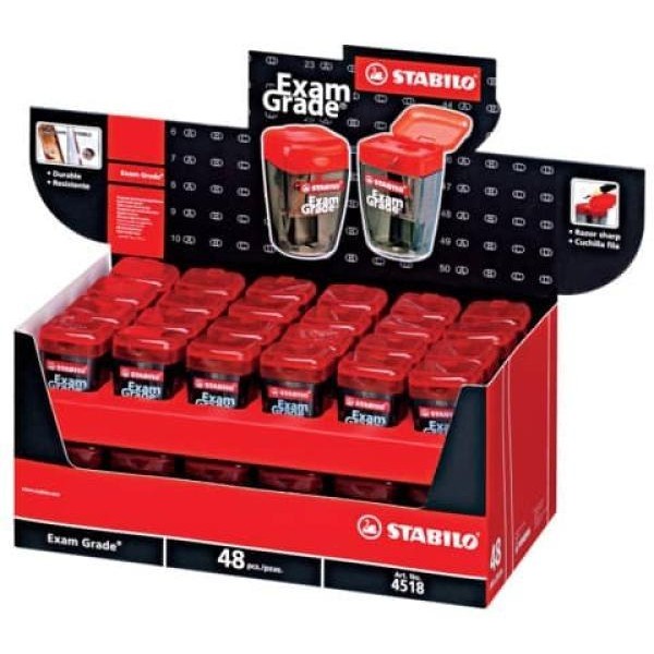 Temperamatite 1 foro c/contenitore mini exam grade stabilo - Z02387