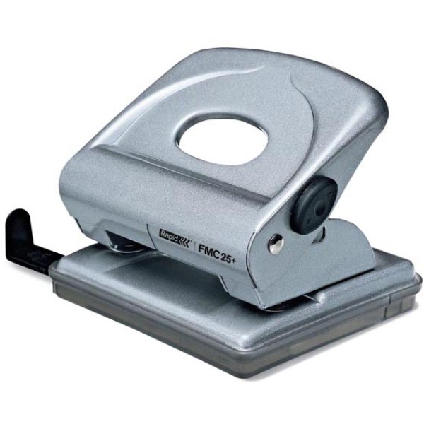 Perforatore 2 fori max 30fg fmc25+ argento rapid - Z02457