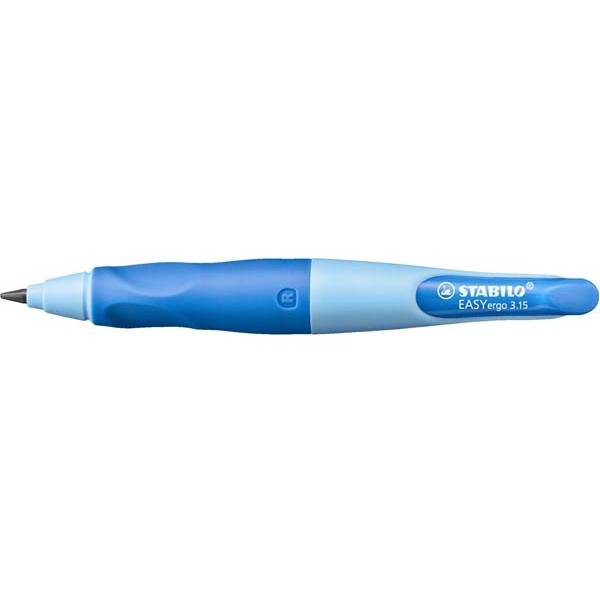 Portamine stabilo® easyergo 3,15mm azzurro per destrorsi + affilamine - Z02541