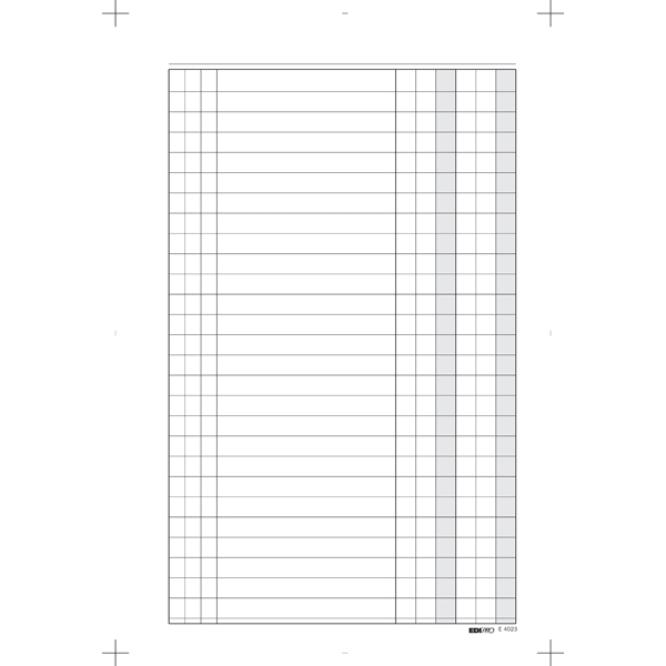 Scadenziario spiralato gen-dic 24x17cm 36fg e4023 edipro - Z02753
