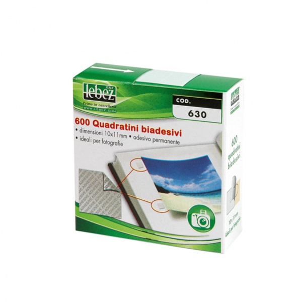 Dispenser 600 quadratini biadesivi per foto art.630 - Z02818