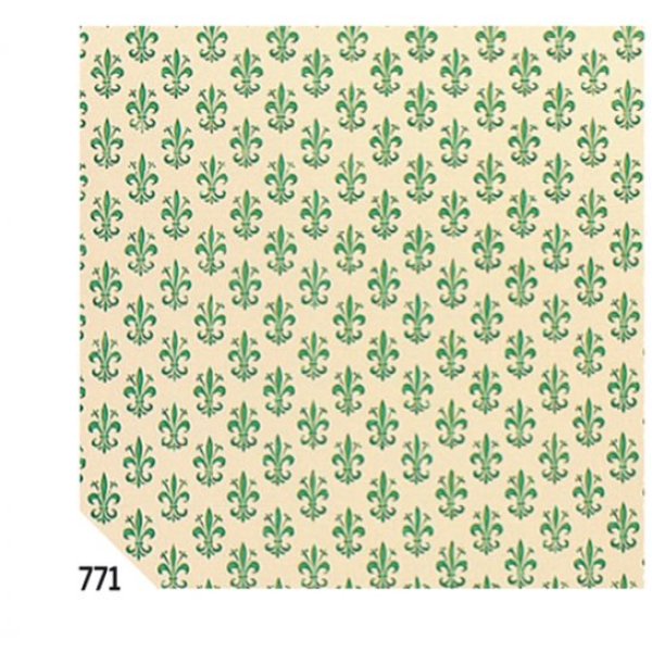 Rotolo cartarivesto 50x500cm giglio verde lavabile rex58 - Z02827