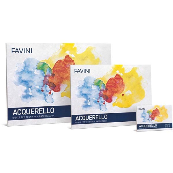 Blocco acquerello 10fg 340gr 25x35cm favini - Z02841
