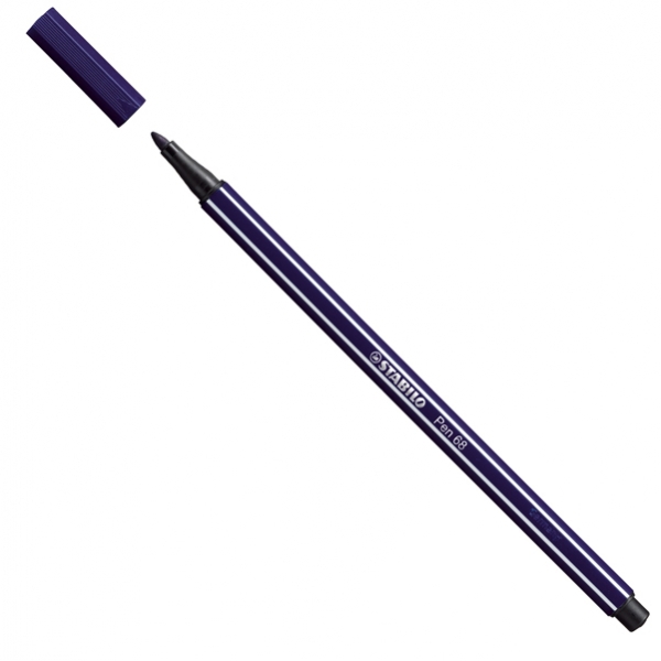 Pennarello stabilo pen 68/22 blu di prussia - Z02917