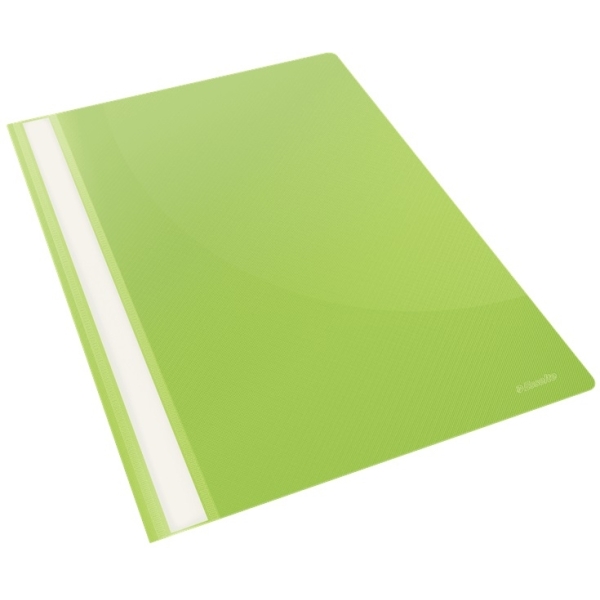 Cartellina ppl con fermafogli 21x29,7 verde report file esselte - Z03299