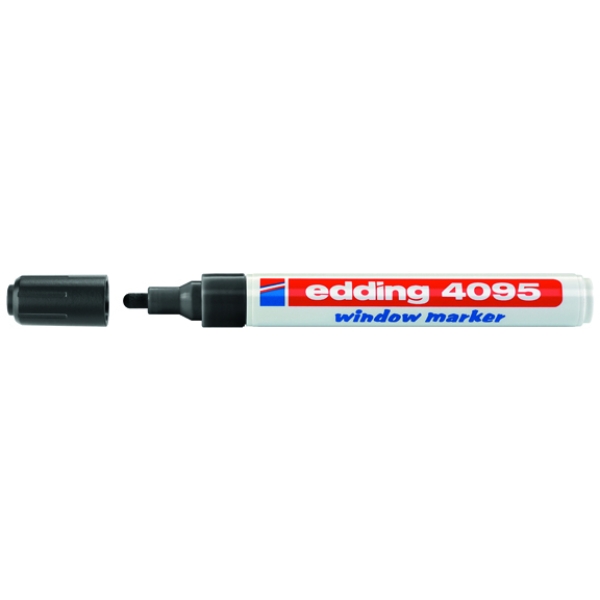 Marcatore edding 4095 nero p.conica - gesso liquido - Z03330