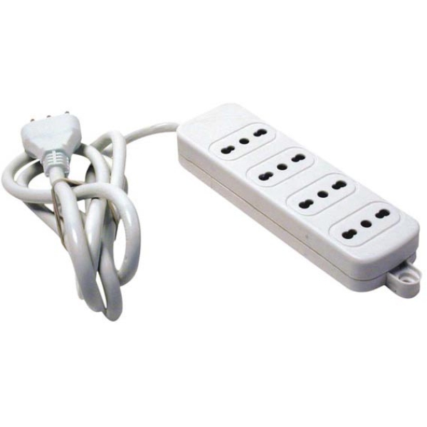 Presa multipla 4 prese standard italiano cavo 1.5mt melchioni - Z03592