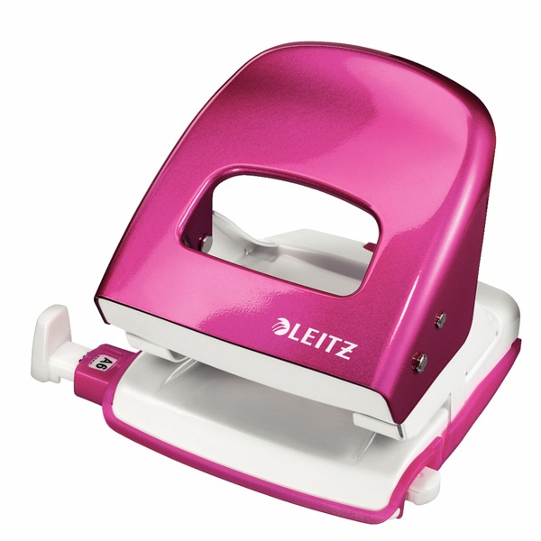 Perforatore 2 fori nexxt series 5008 wow fucsia metal max 30fg leitz - Z03676