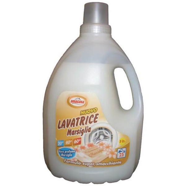 Detersivo lavatrice marsiglia liquido 3lt amacasa - Z03837