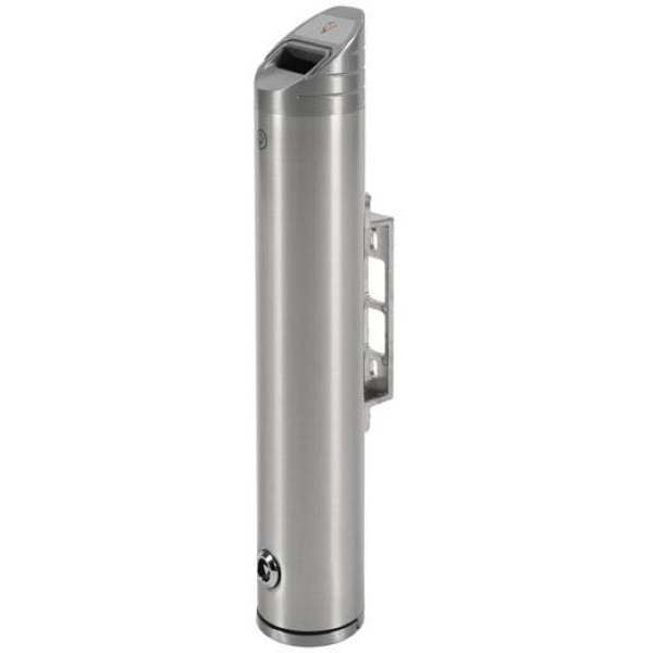 Portacenere inox da muro h 48cm - Z03853