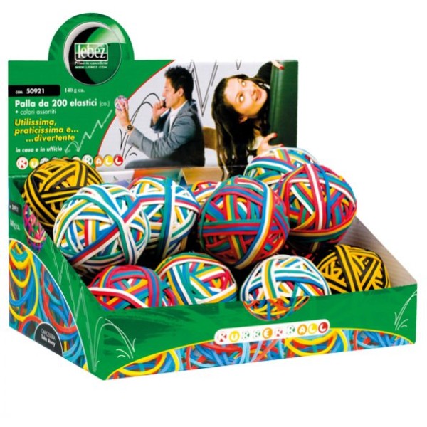 Display rubberball da 15 gomitoli di elastici - Z04104