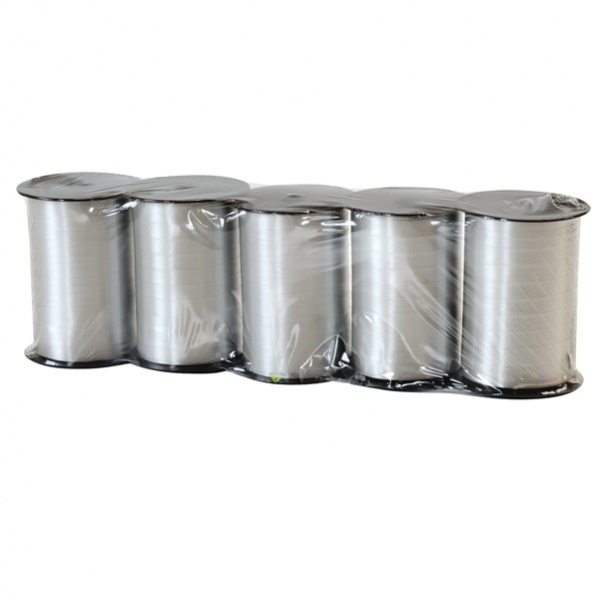 Rocca nastro splendene 10mmx250mt argento 19 bolis - Z04126