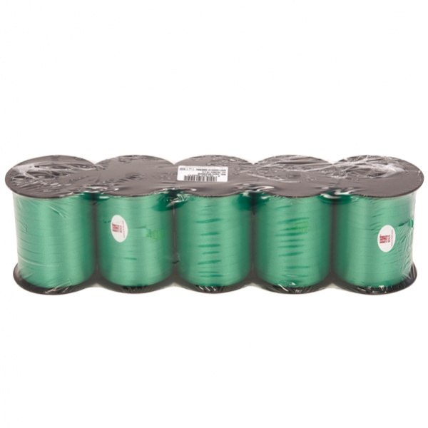 Rocca nastro splendene 10mmx250mt verde 13 bolis - Z04127