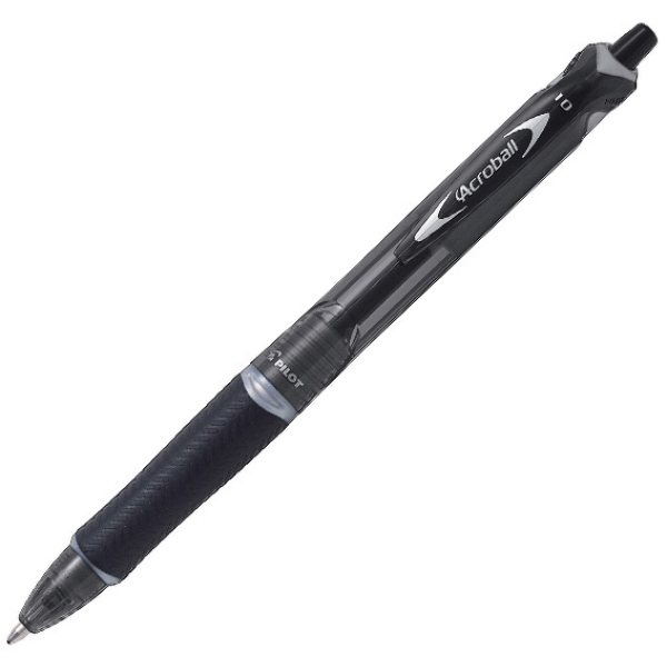 Penna sfera scatto acroball plastic 0.7mm nero begreen pilot - Z04196