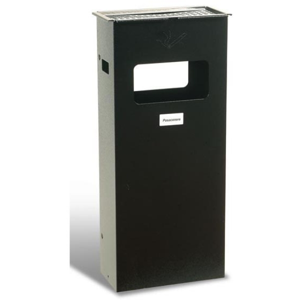 Posacenere/gettacarta da esterni grigio - Z04341