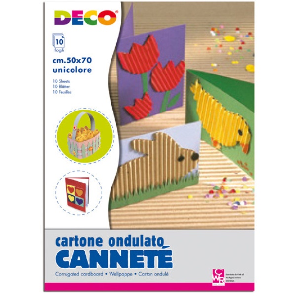 10fg cartoncino ondulato 50x70cm nero art 2206/7 cwr - Z04465