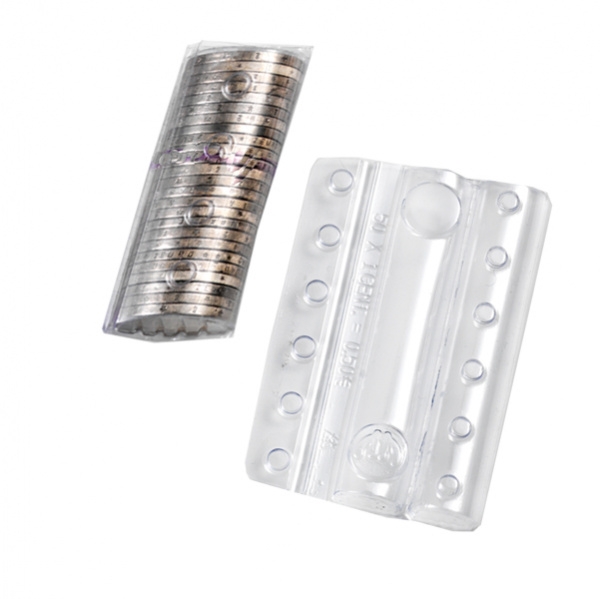 Sacchetto da 100 blister portamonete 1 cent - Z04472