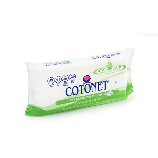 Busta aprichiudi 72 salviette profumate cotonet aloe - Z04513
