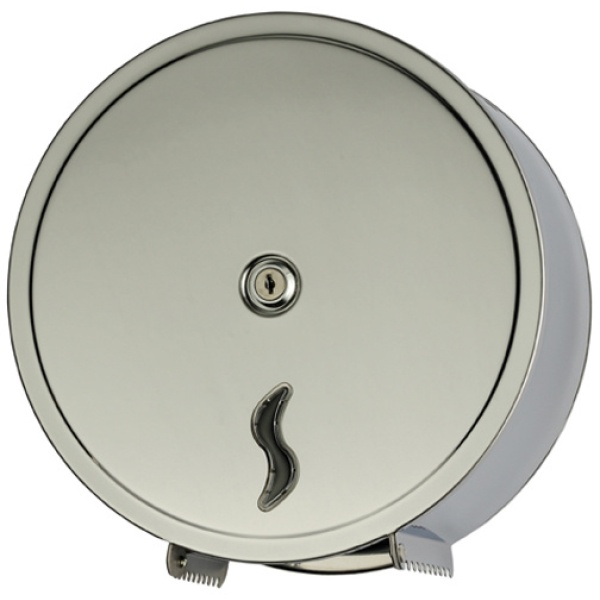 Distributore carta igienica in rotoli minijumbo 200m in acciaio inox - Z04547