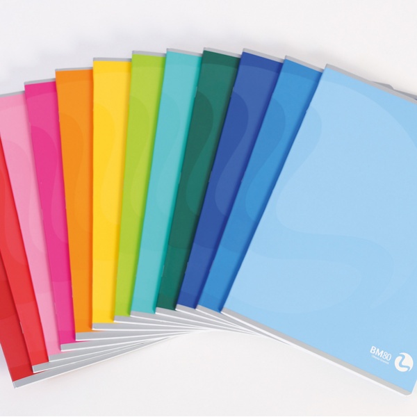 Maxiquaderno A4 80gr 40fg+1 10mm color 80 basic bm - Z05033