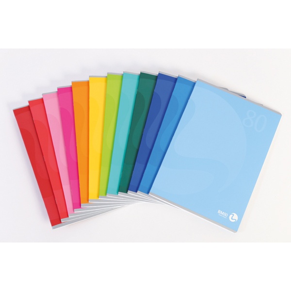 Maxiquaderno A4 80gr 40fg+1 4mm copertina 250gr color 80 bm - Z05039