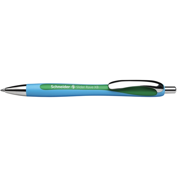 Penna a sfera a scatto slider rave xb verde schneider - Z05127