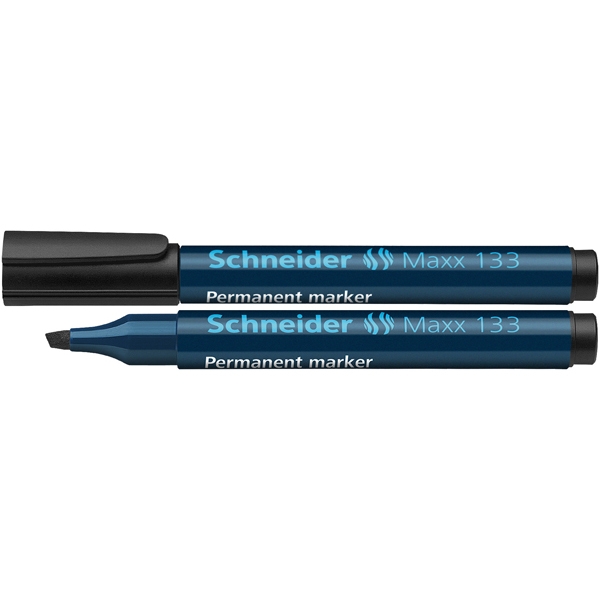 Marcatore maxx 133 permanente punta scalpello nero schneider - Z05146