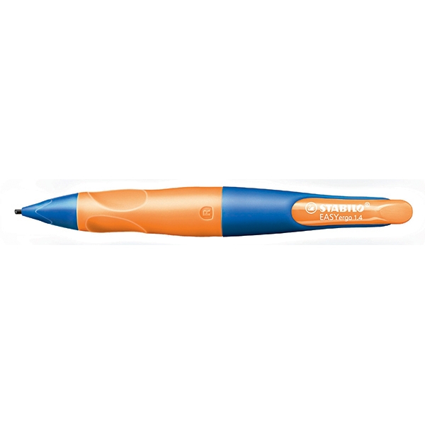 Portamine stabilo easyergo 1,4mm + 3 mine per destromani ultramarine/orange - Z05150
