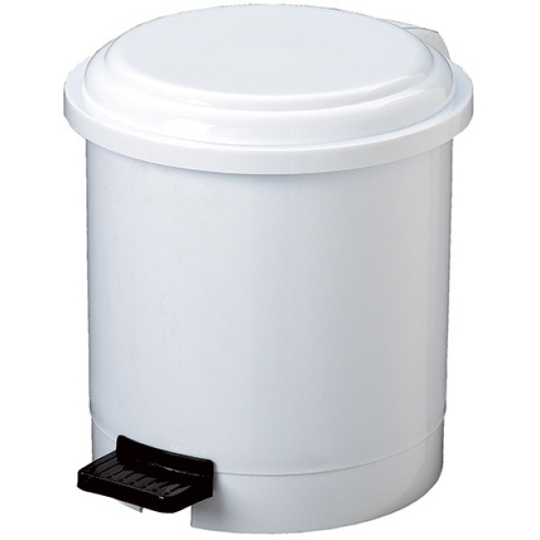 Pattumiera a pedale ruf in ppl bianco 3lt - Z05219