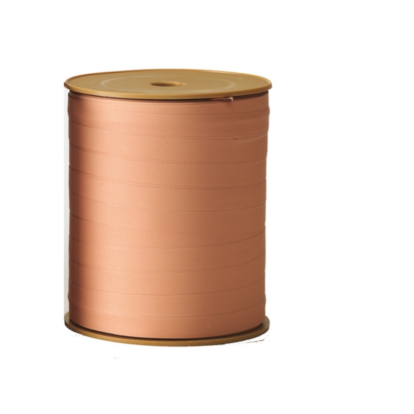 Rocca nastro vintage bifacciale 250mt 10mm salmone 64 bolis - Z05396