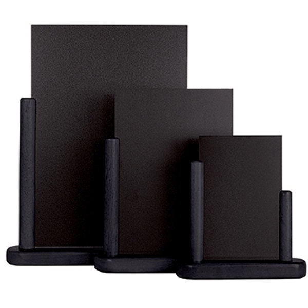 Lavagna da tavolo nero A5-20x23x6cm elegant securit - Z05441