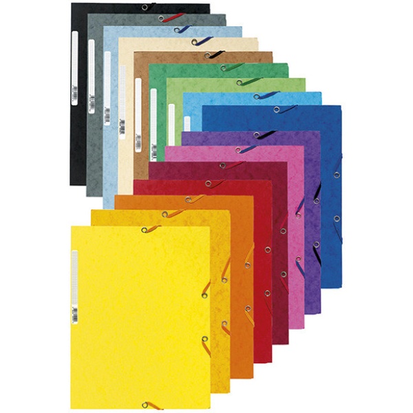 Cartelline 3 lembi con elastico Exacompta 55508E