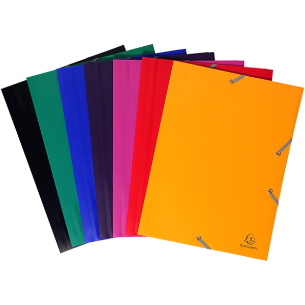 Cartelline 3 lembi con elastico Exacompta 55905E
