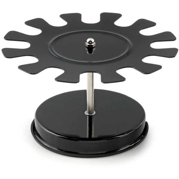 Portatimbri circolare 12posti nero in metallo koala - Z05588