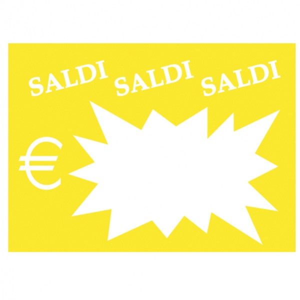 50 segnaprezzi flash saldi 8x11cm colori ass. cwr 06043 - Z05608