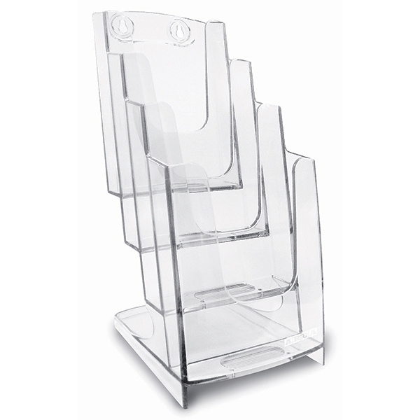 Portadepliant 4 tasche 1/3 A4 - 11,5x26,5x18,4cm arda - Z05629