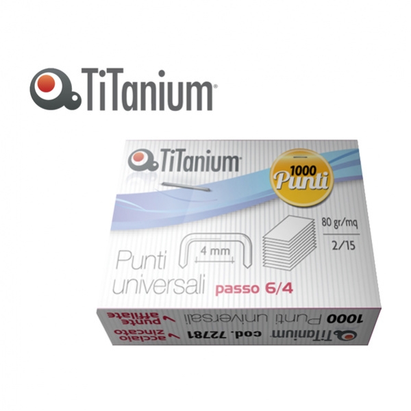 Scatola 1000 punti universali titanium 6/4 - Z05658