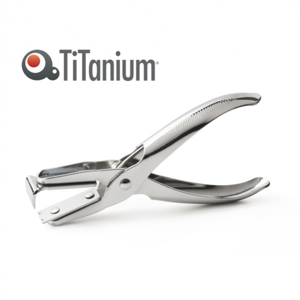 Levapunti a pinza in metallo titanium - Z05659