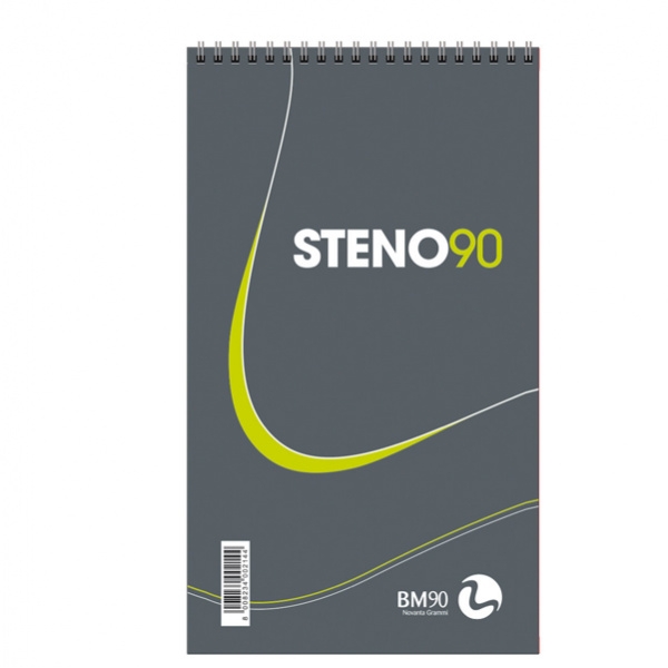 Blocco spiralato steno90 130x225mm 90gr 60fg bm - Z05699