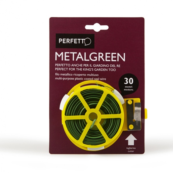 Filo in metallo ricoperto multiuso metalgreen 30mt perfetto - Z05740