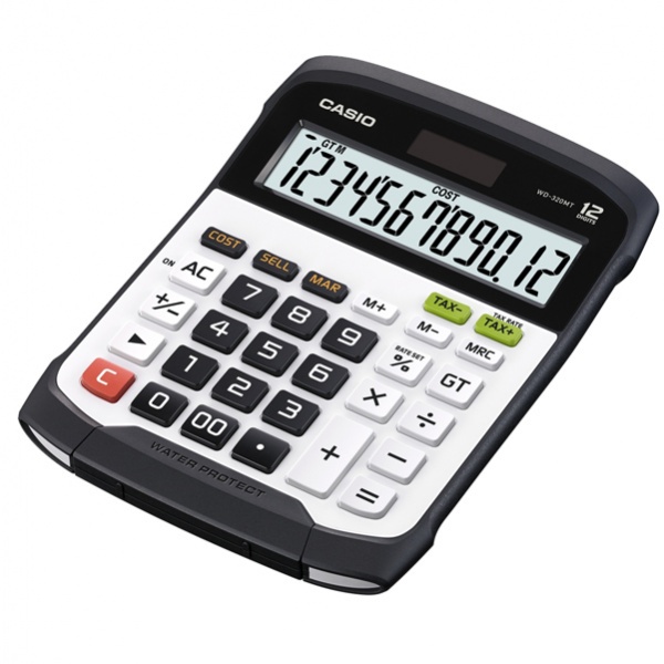 Calcolatrice da tavolo water proof wm-320mt casio - Z05777