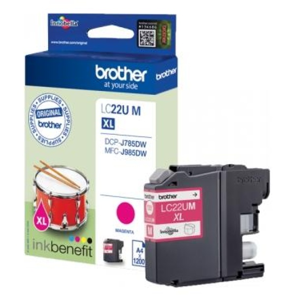 Cartuccia Brother LC22U (LC-22UM) magenta - Z06079